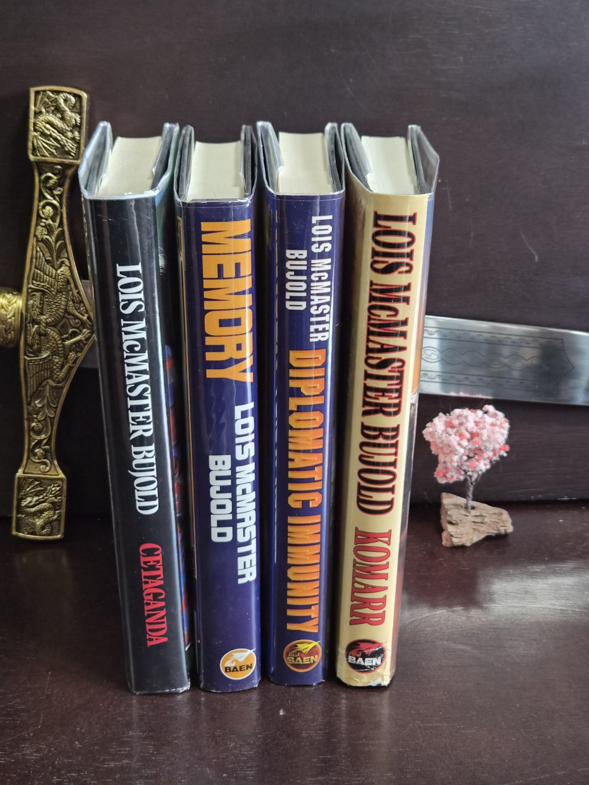 ​​​Lois McMaster Bujold VORKOSIGAN SAGA 4-Book Set 1996-2002 Miles BCE HCDJ VG+