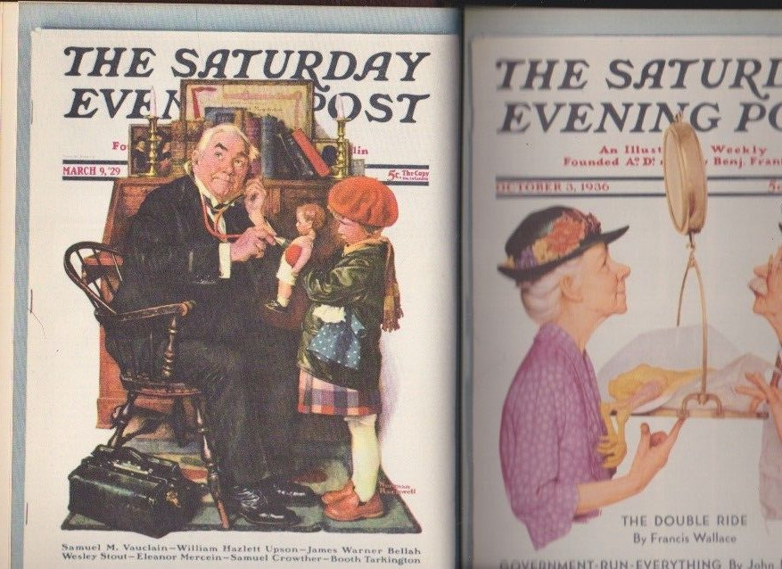 The Saturday Evening Post Treasury LEATHER BOUND 1st Ed. 1954