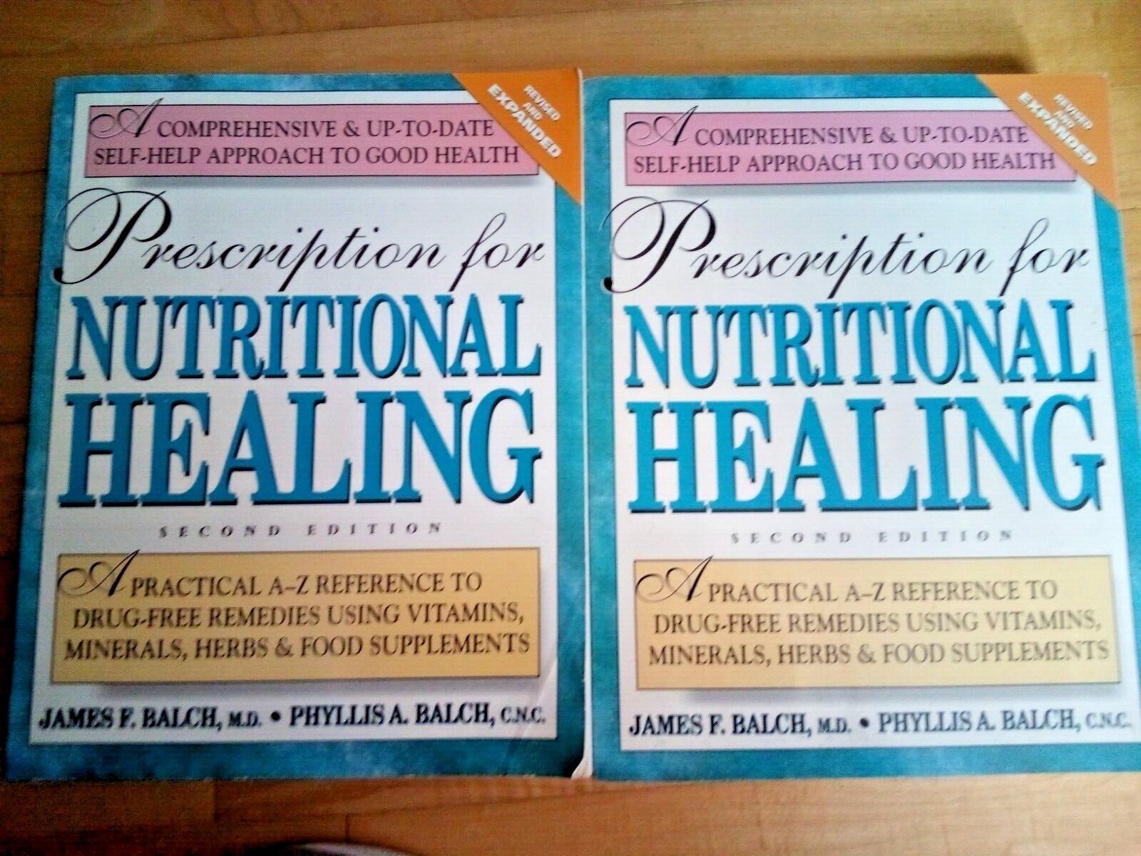 Lot of 2 Prescription for Nutritional Healing: A Practical A-Z Reference 2nd Ed