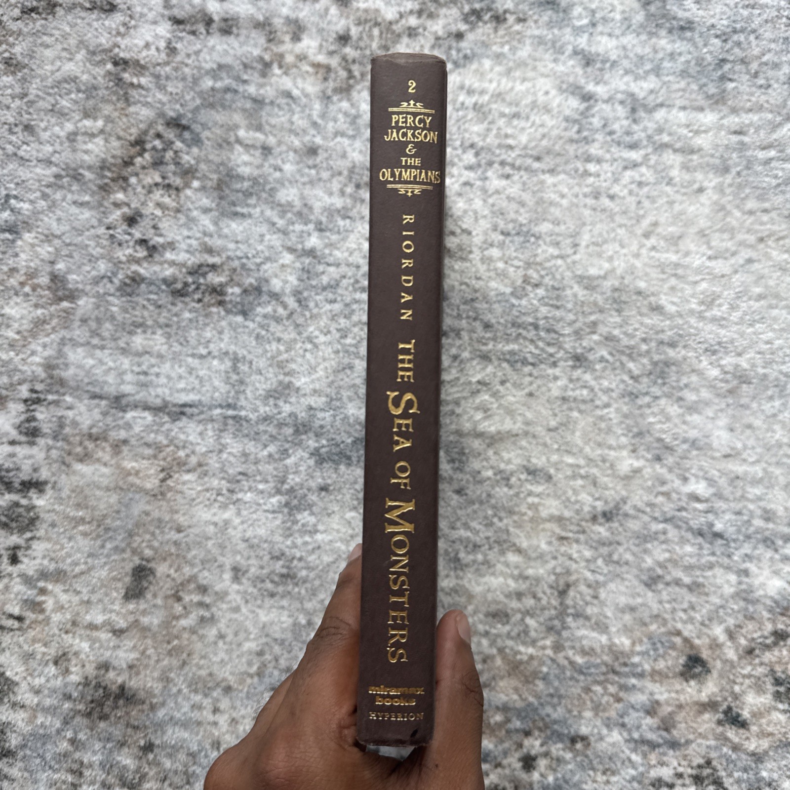 The Sea Of Monsters – Rick Riordan (2006 Hardcover) First Edition/First Print