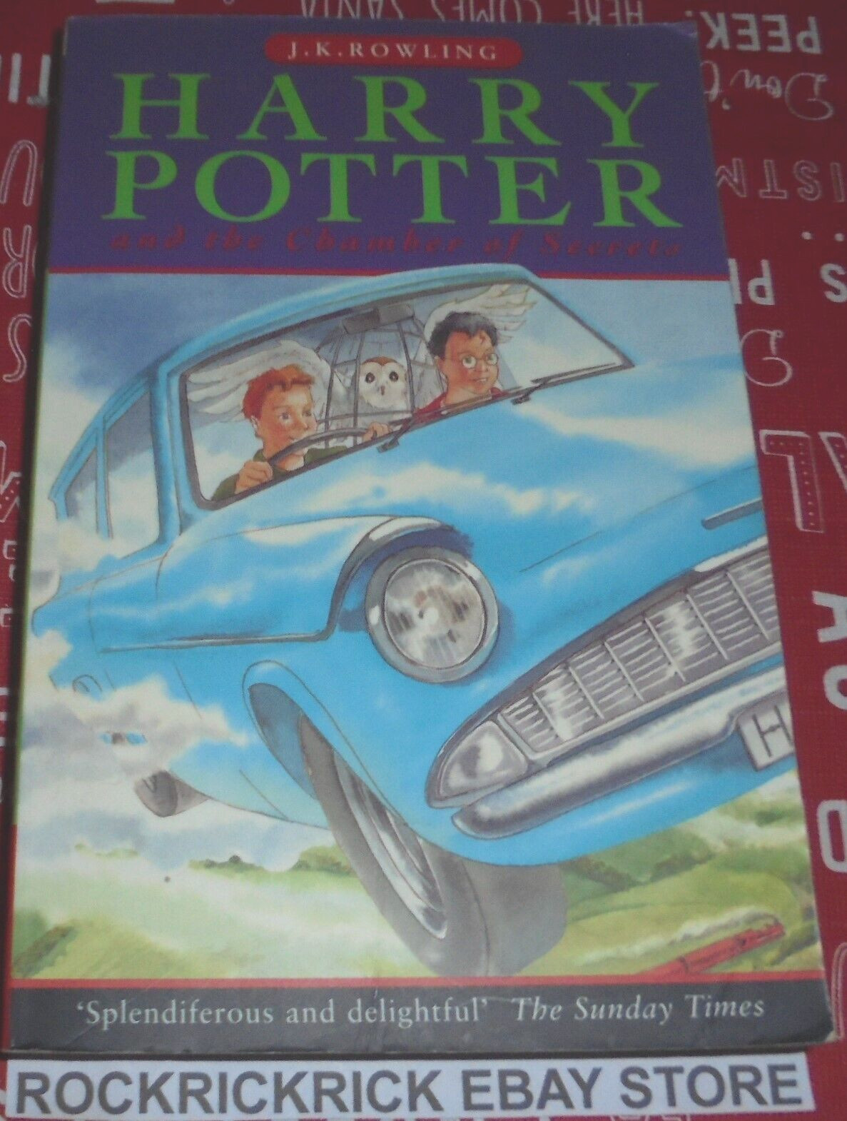 HARRY POTTER AND THE CHAMBER OF SECRETS BOOK BY J. K. ROWLING 2000 (264 PAGES)