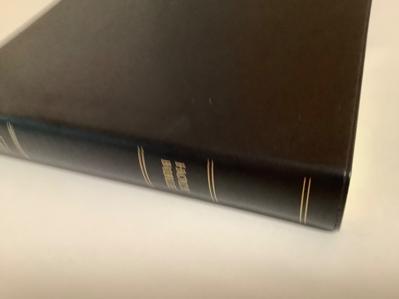 Brand New KJV Super Giant Print Bible, black leathersoft floral, 16 point Font
