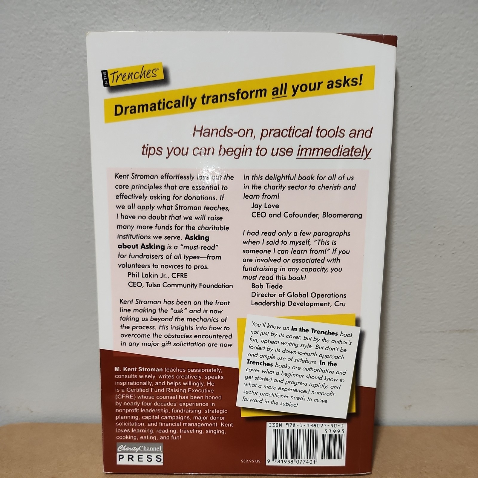 Asking about Asking : Mastering the Art of Conversational Fundraising by M. Kent