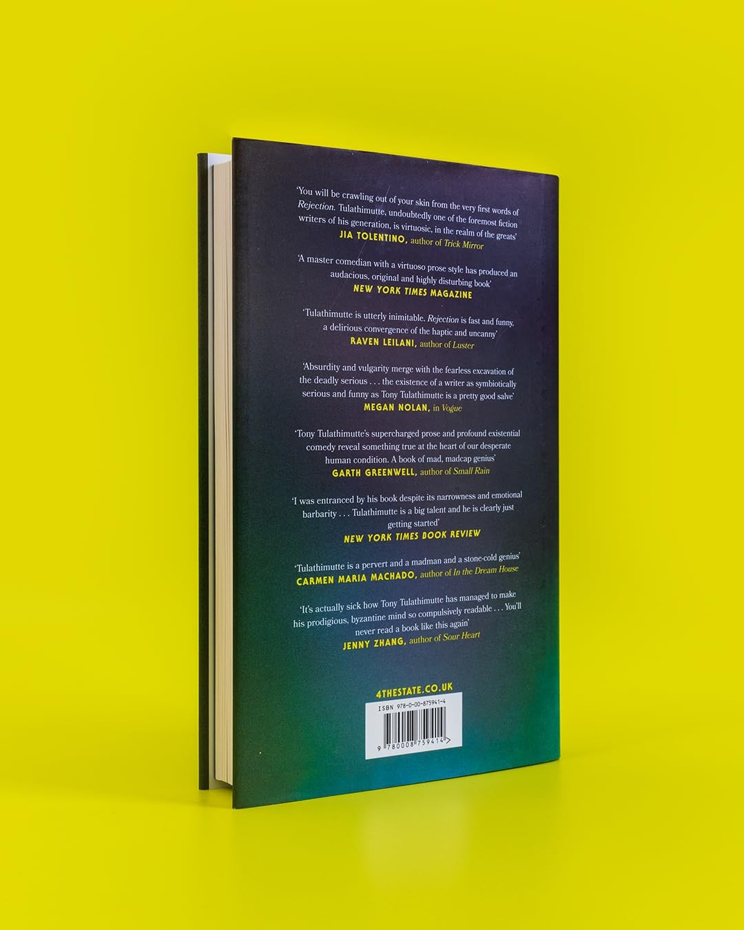 Tony Tulathimutte Rejection (Hardback) (UK IMPORT)