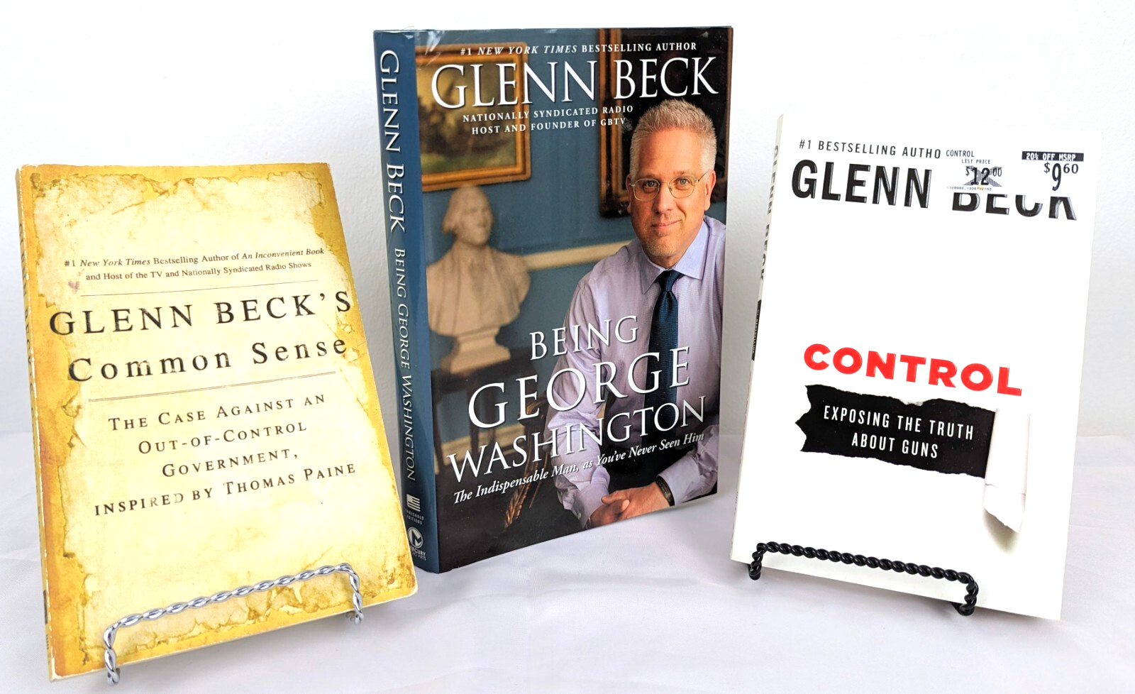 Glenn Beck Mixed Lot (3) Guns Conservative World Events Social Issue Political