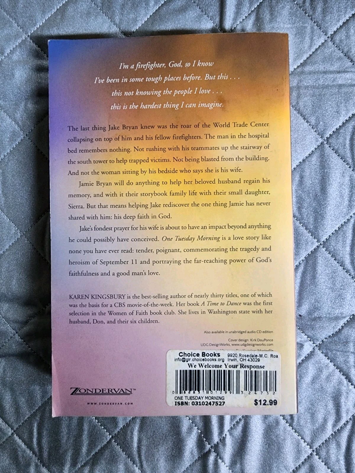One Tuesday Morning (paperback) by Karen Kingsbury
