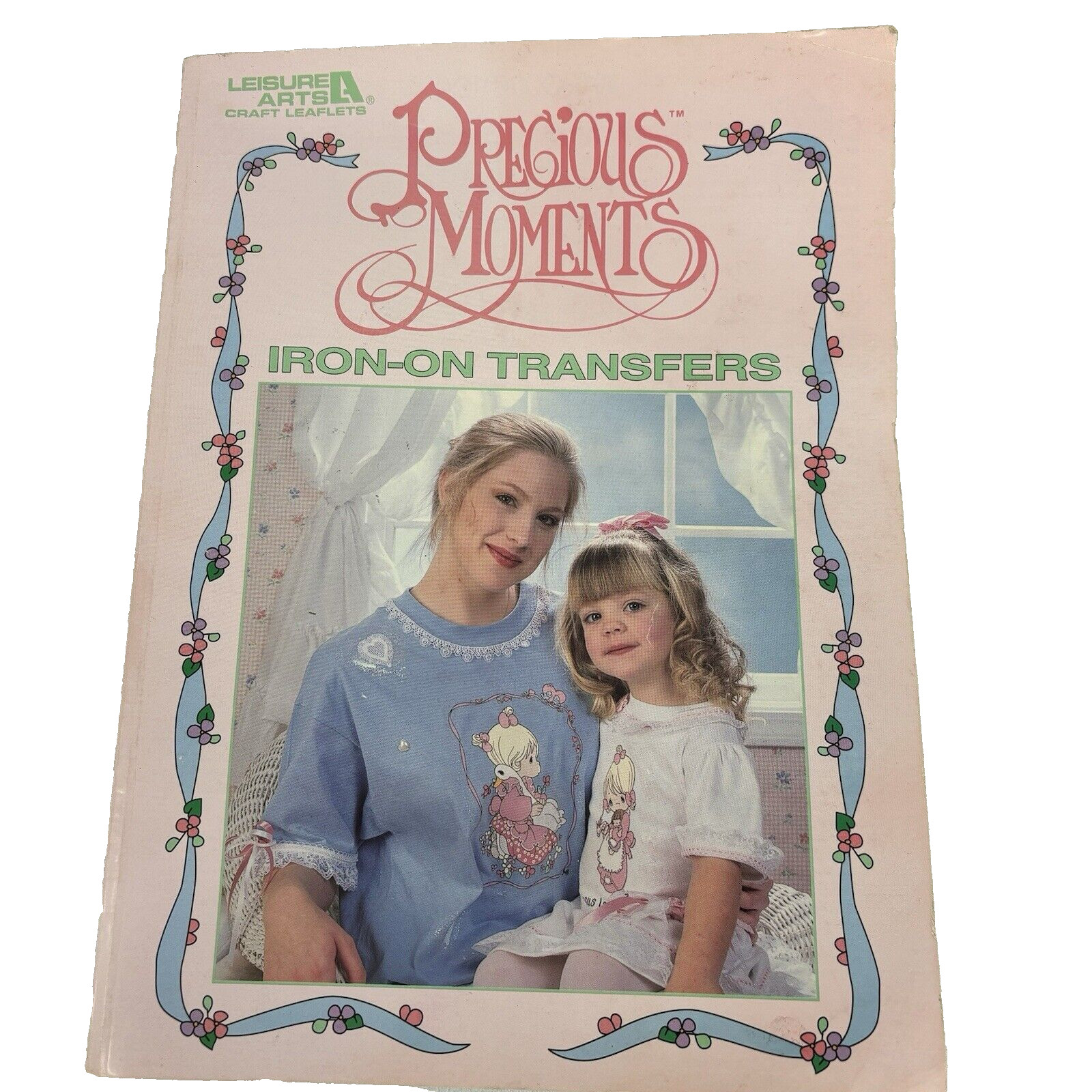 Precious Moments Iron-On Transfers Leisure Arts Paperback Book 1996 Vintage