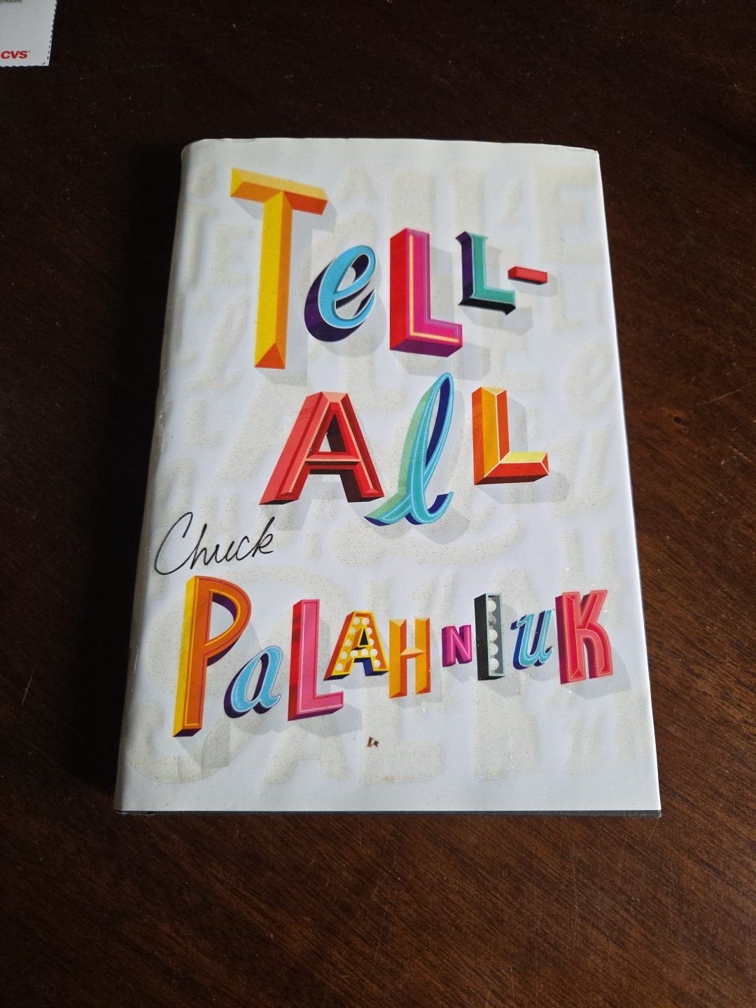 Signed Chuck Palahniuk 2010 First Edition Of Tell-All