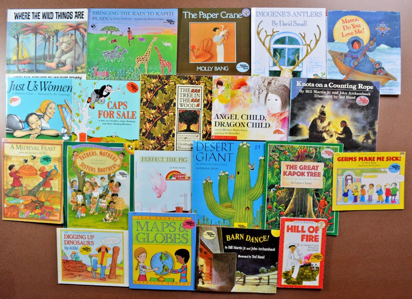 Lot of 20 READING RAINBOW Picture Books Best Sellers Teacher Homeschool R8