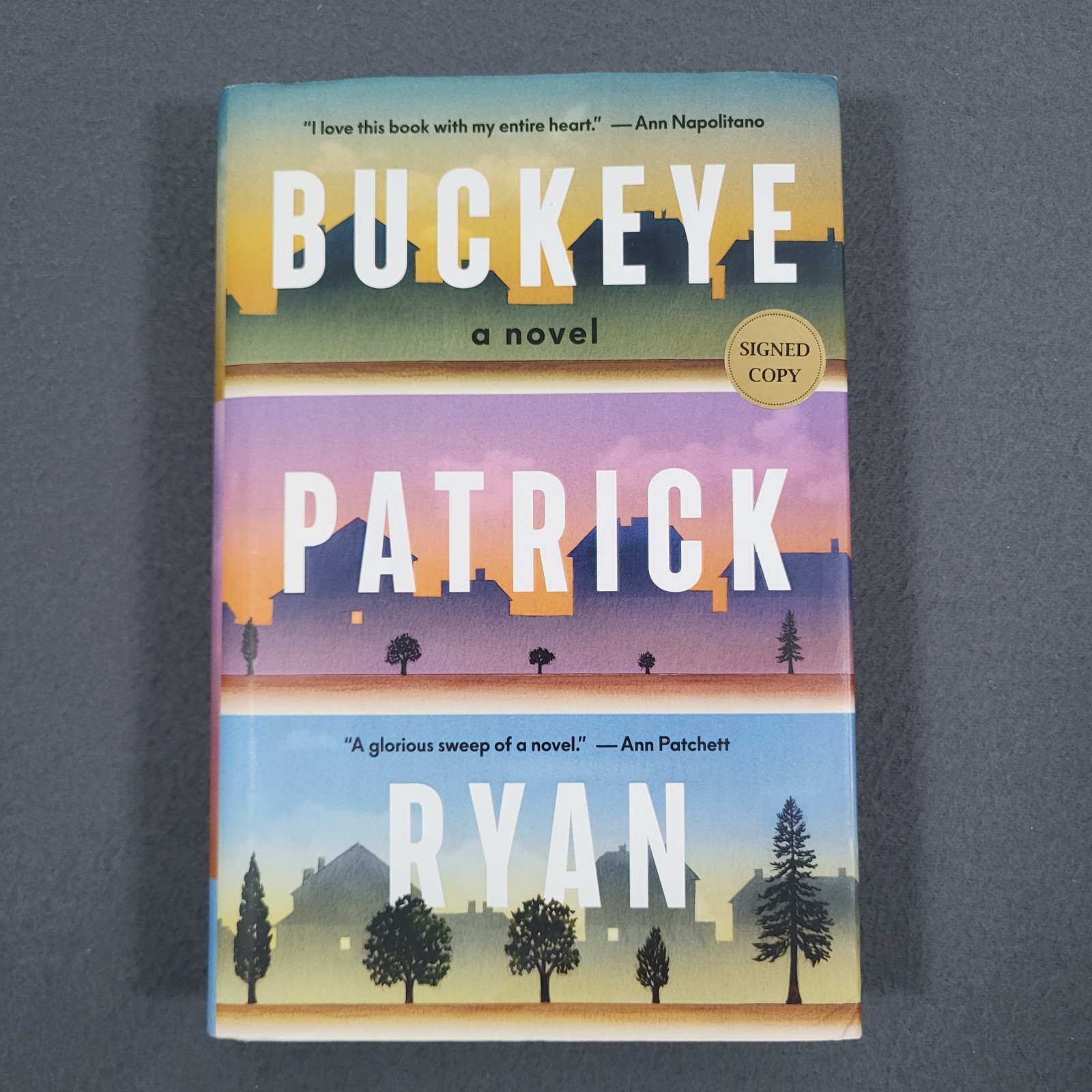 Buckeye Patrick Ryan SIGNED First Edition Hardcover Book Historical Literary