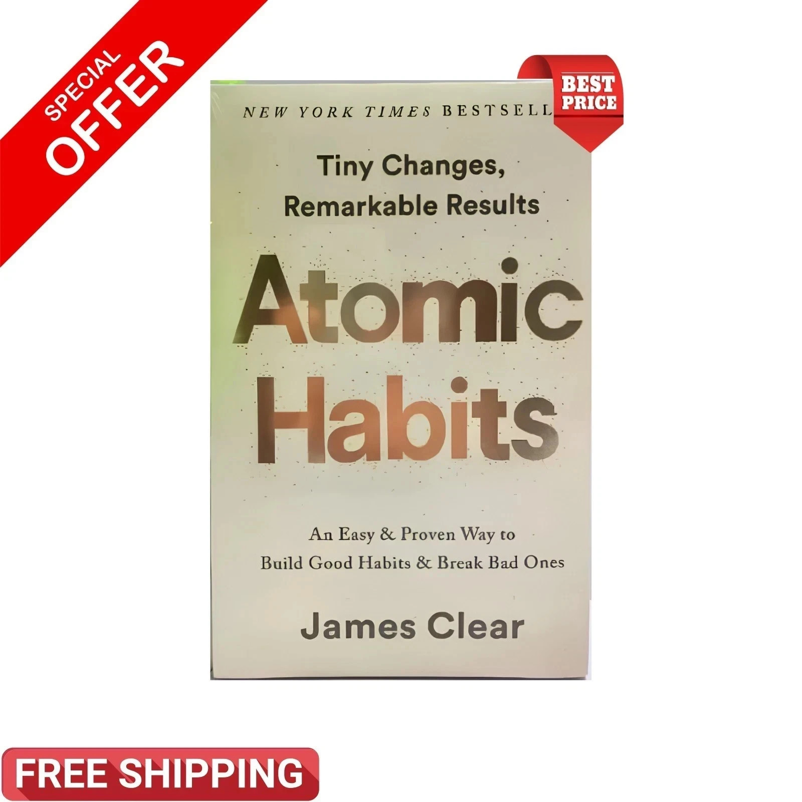 Atomic Habits by James Clear Build Good Habits Brand New Free Shipping USA Stock