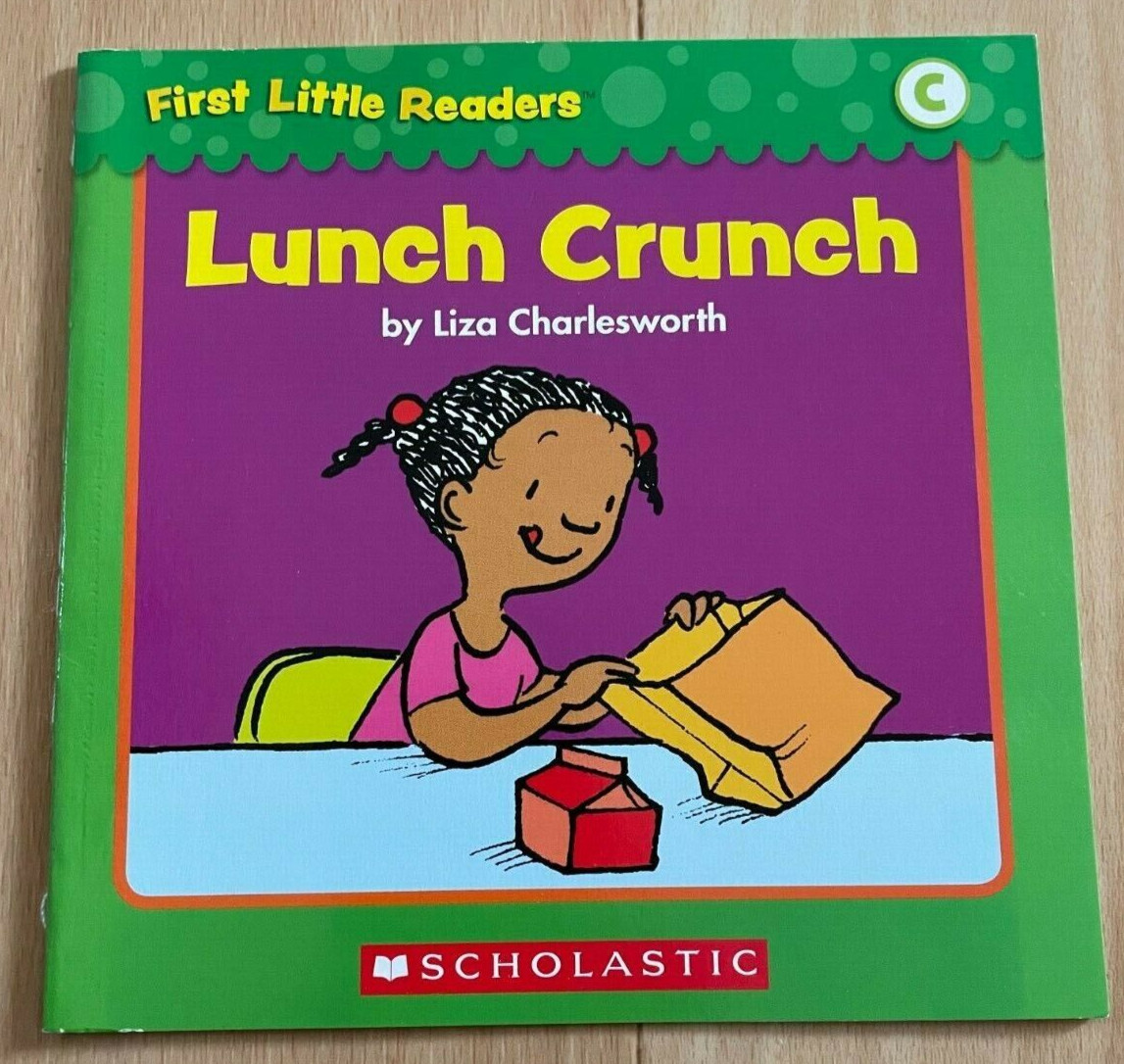 FIRST LITTLE READERS, LIZ CHARLESWORTH, LUNCH CRUNCH, 14 by 14CM