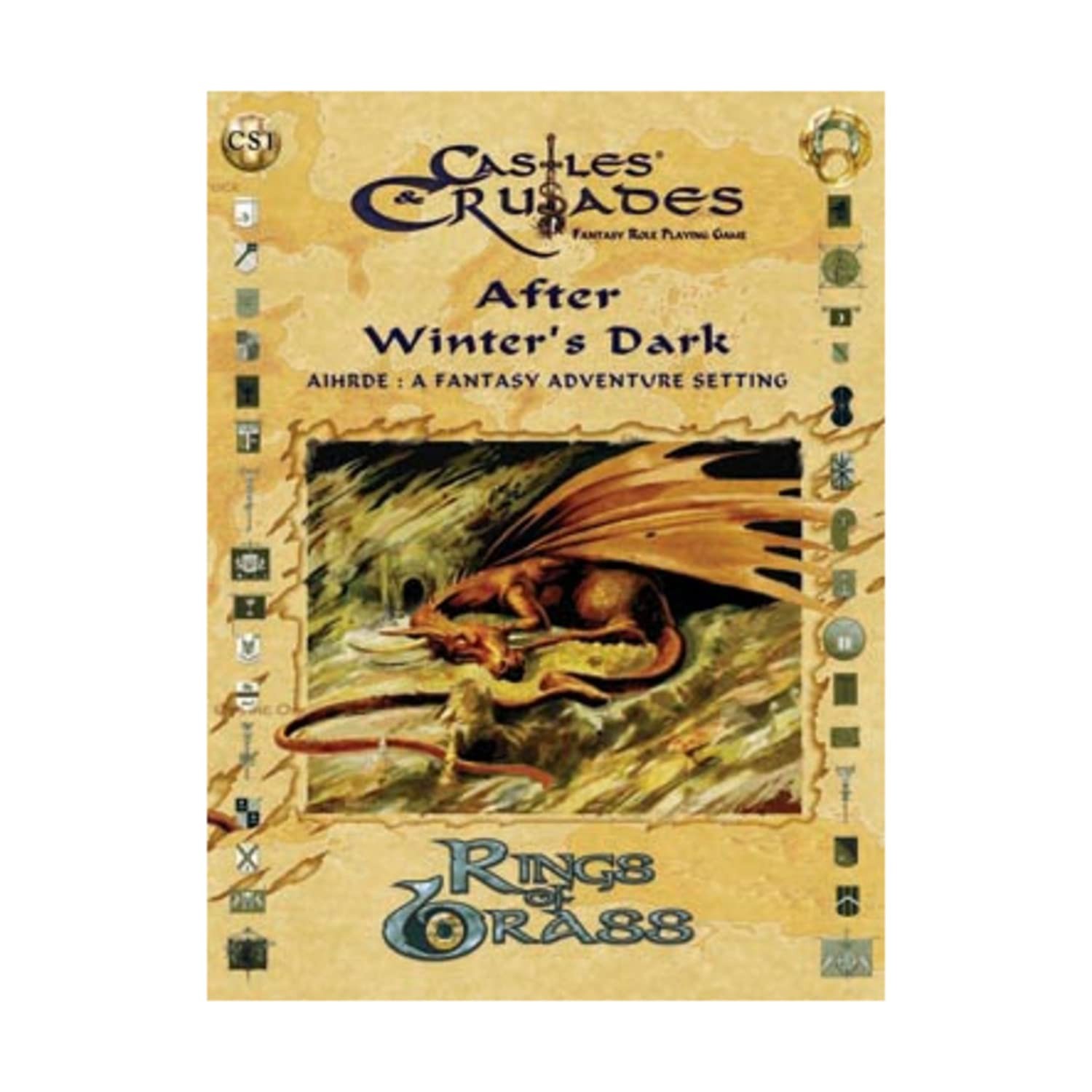 After Winter’s Dark Folio: Aihrde Fantasy Setting (Castles & Crusades)