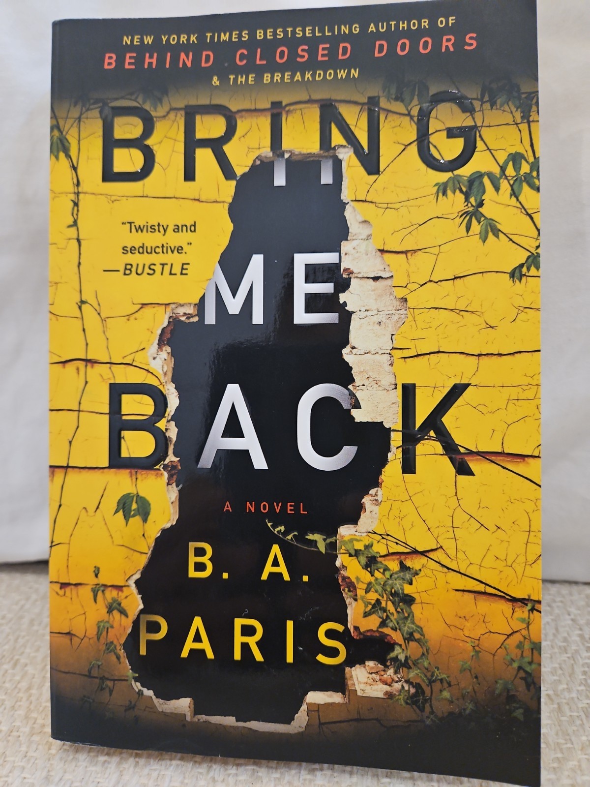 Bring Me Back : A Novel by B. A. Paris (2019, Trade Paperback)