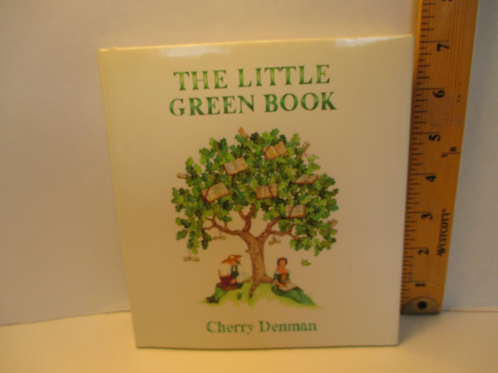 art book LITTLE GREEN BOOK by CHERRY DENMAN 1990 Stewart Tabori & Chang hc + dj