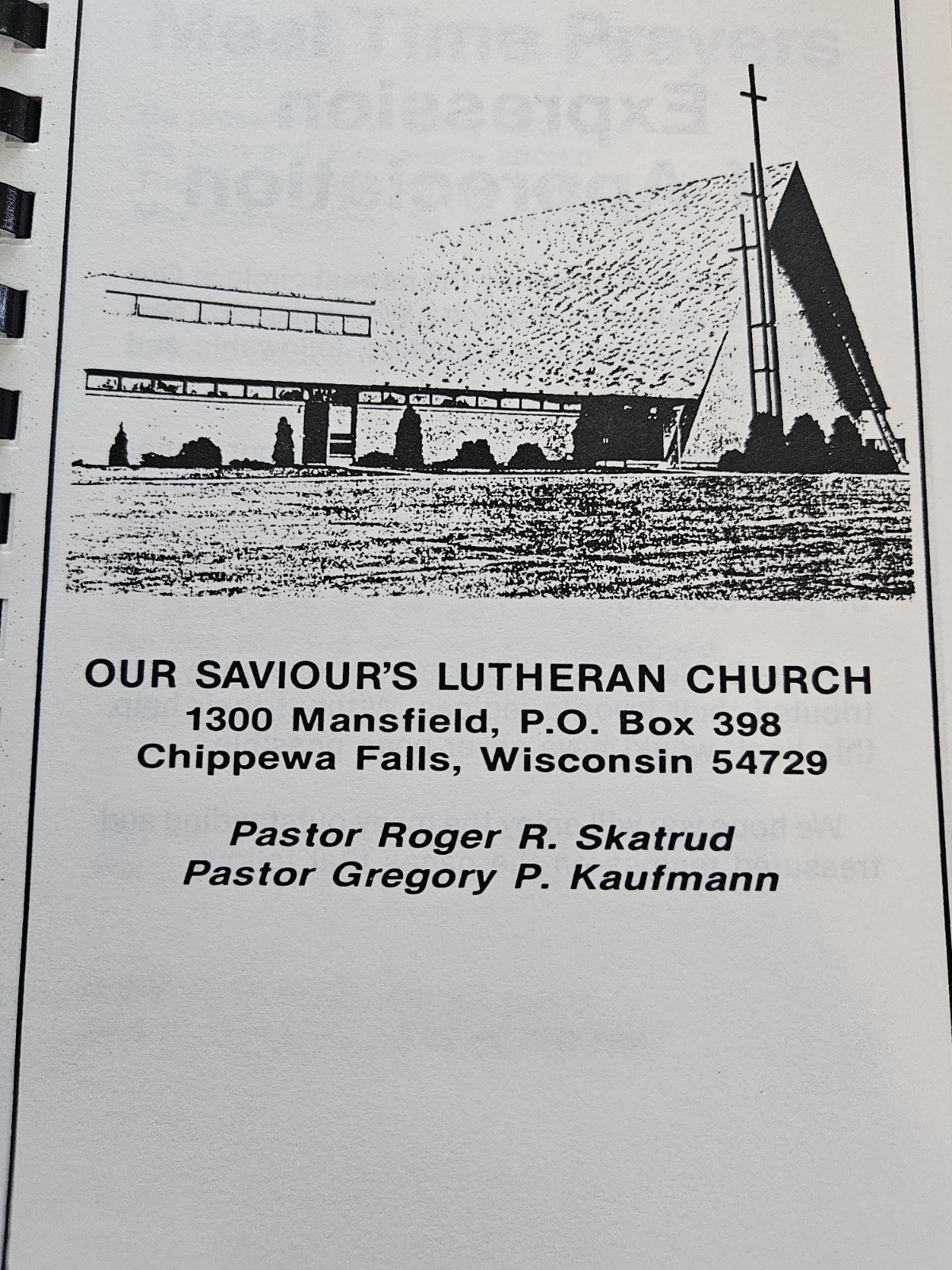1988 Heavenly Cookbook Our Saviors Lutheran Church – Chippewa Falls Wisconsin