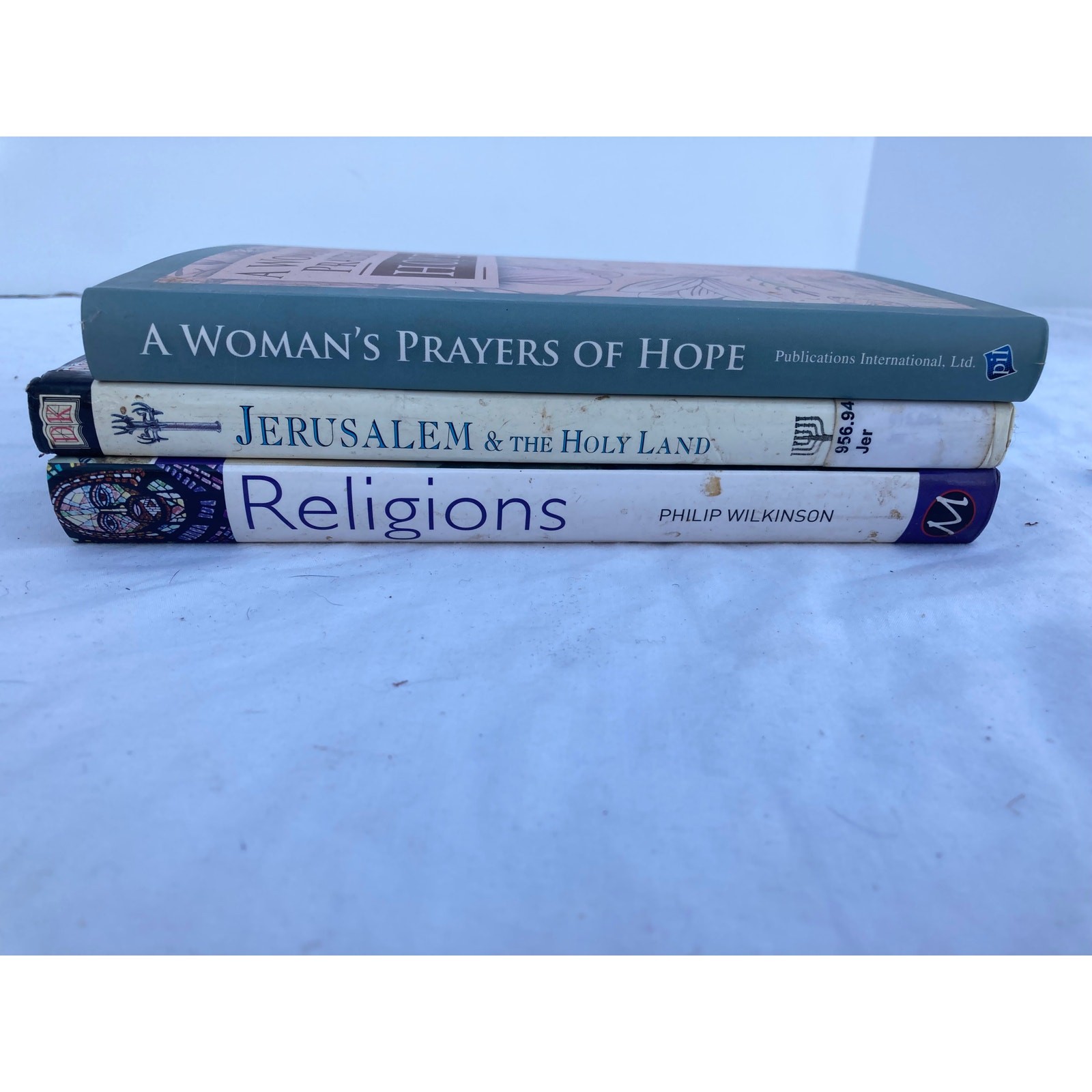 Religion Visual Reference Guide & DK Publishing Holy Land Travel – 3 Book Lot