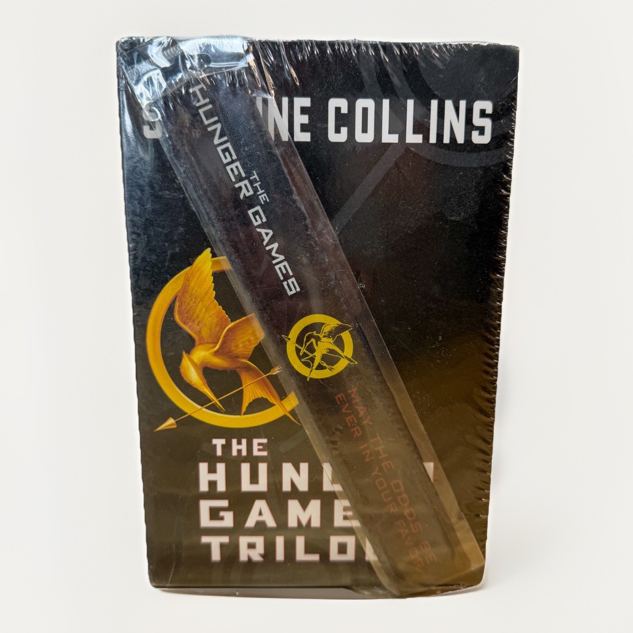 Hunger Games Trilogy Box Set By Suzanne Collins |Scholastic Edition & Bookmark