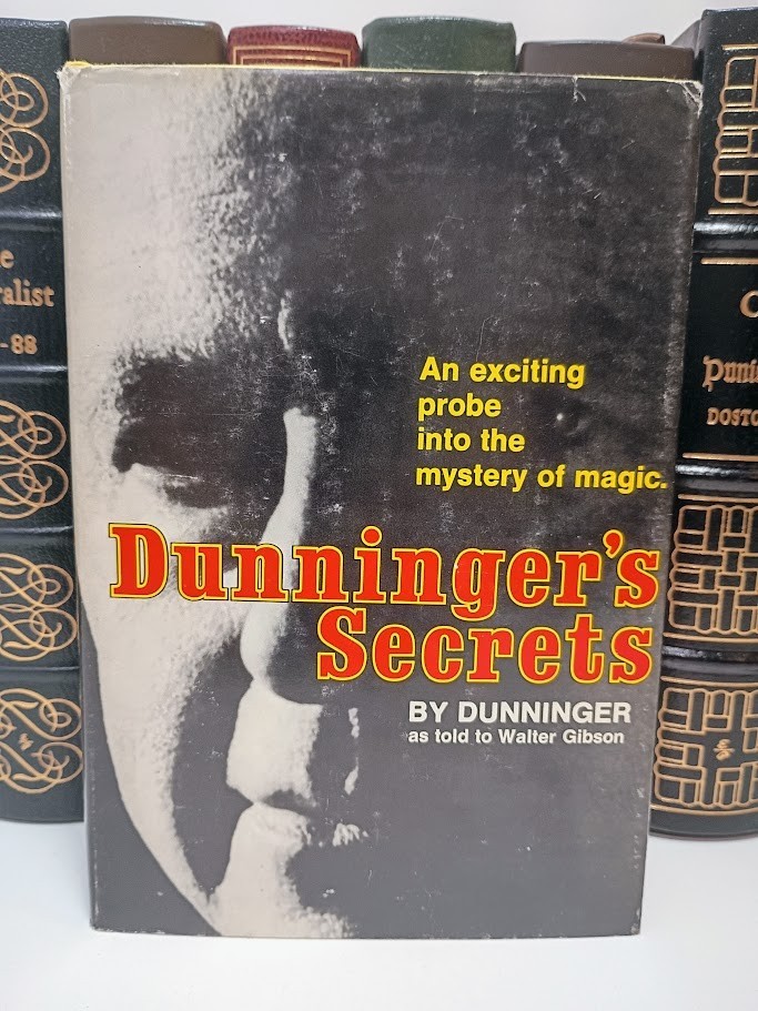 Dunninger’s Secrets Joseph Dunninger Walter Gibson Mentalism Magic 1st Ed HC VG