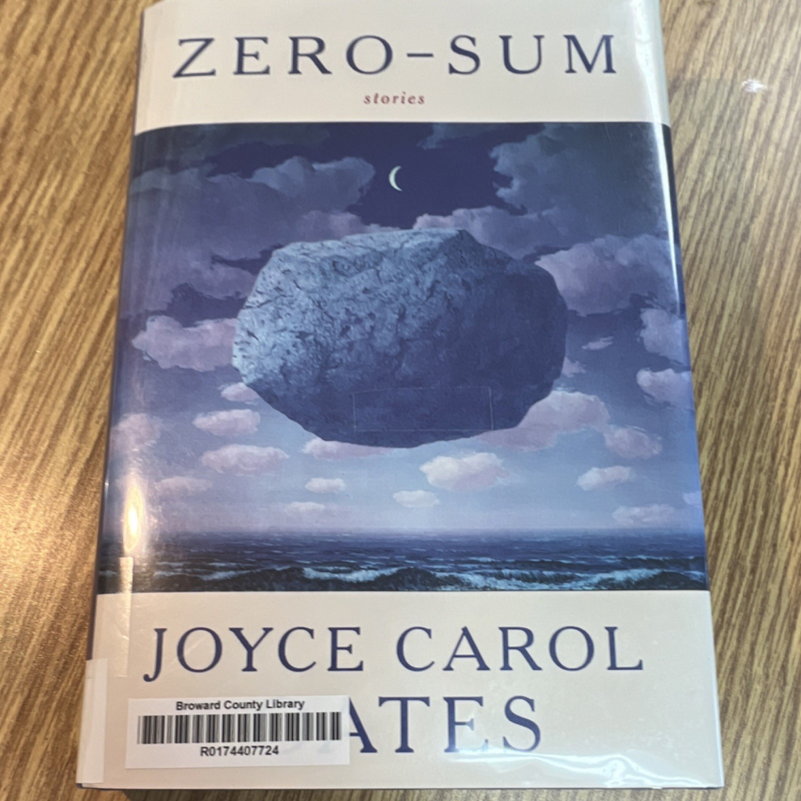Zero-Sum: Stories by Joyce Carol Oates 2023 First Edition Hardcover Knopf Magri…