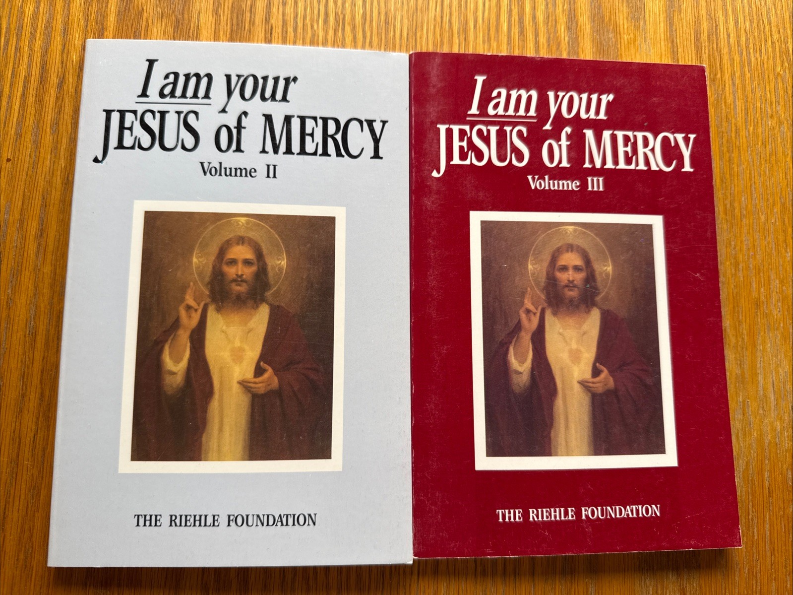 I Am Your Jesus Of Mercy Vols 2 & 3 Riehle Foundation Catholic Messages 1990-91