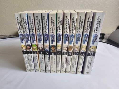DanMachi Sword Oratoria Light Novel Vol 1-12 Set English Yen Press VG