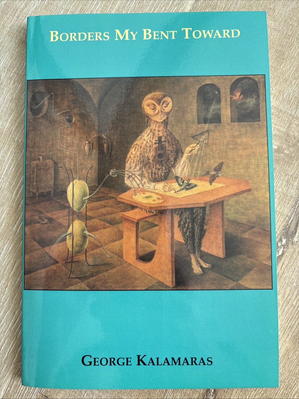 BORDERS MY BENT TOWARD George Kalamaras SIGNED 2003 PB Poems Pavement Saw Press