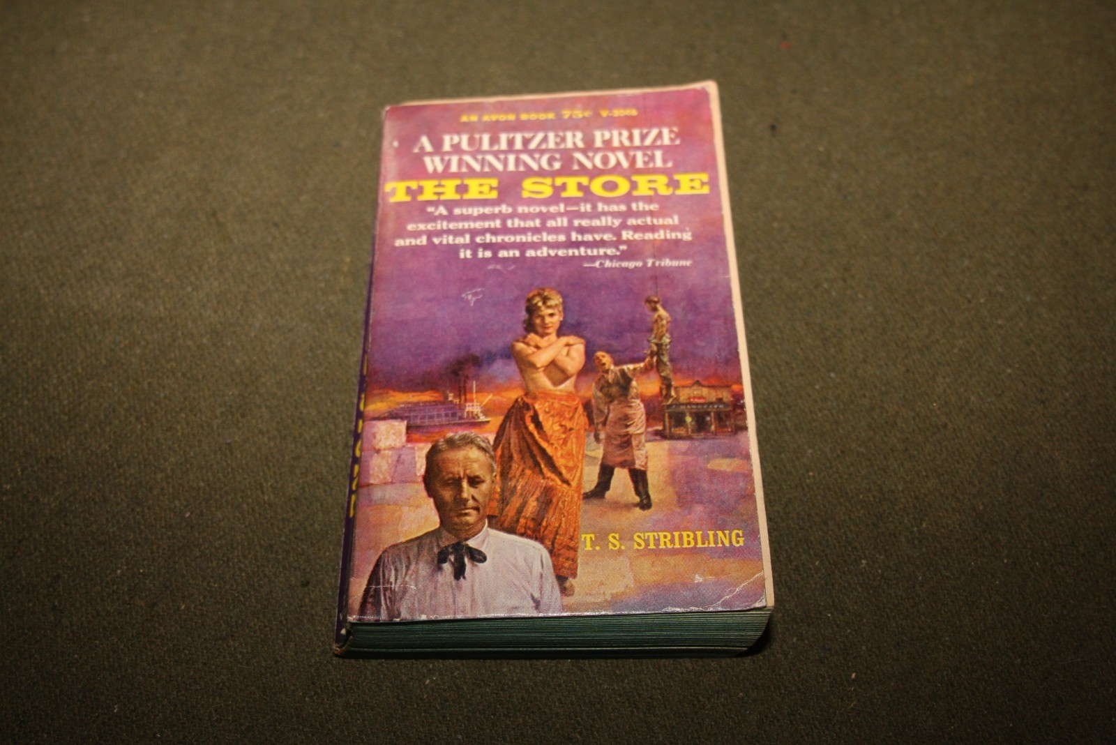 The Store by T. S. Stribling 1960’s PB Avon V-2046 1933 Pulitzer Prize Winner