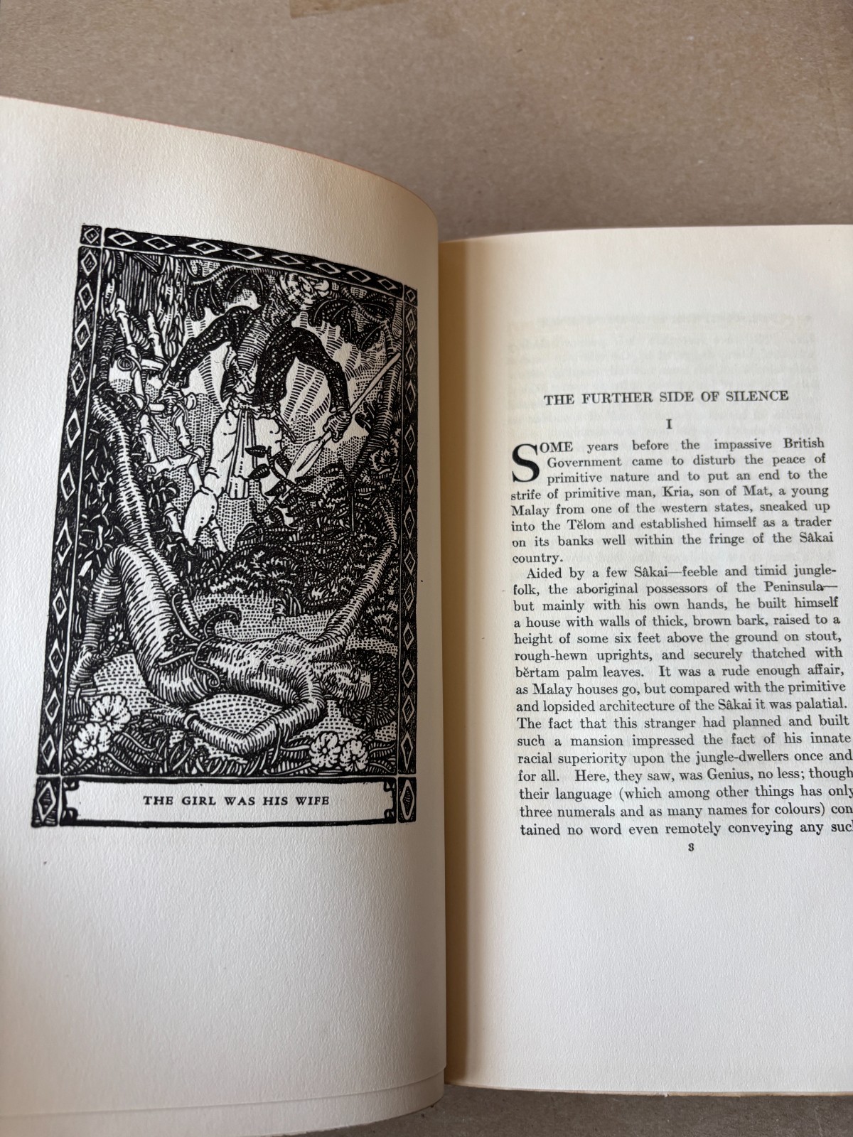 Further Side of Silence by Sir Hugh Clifford illus. by Mahlon Blaine (1927)