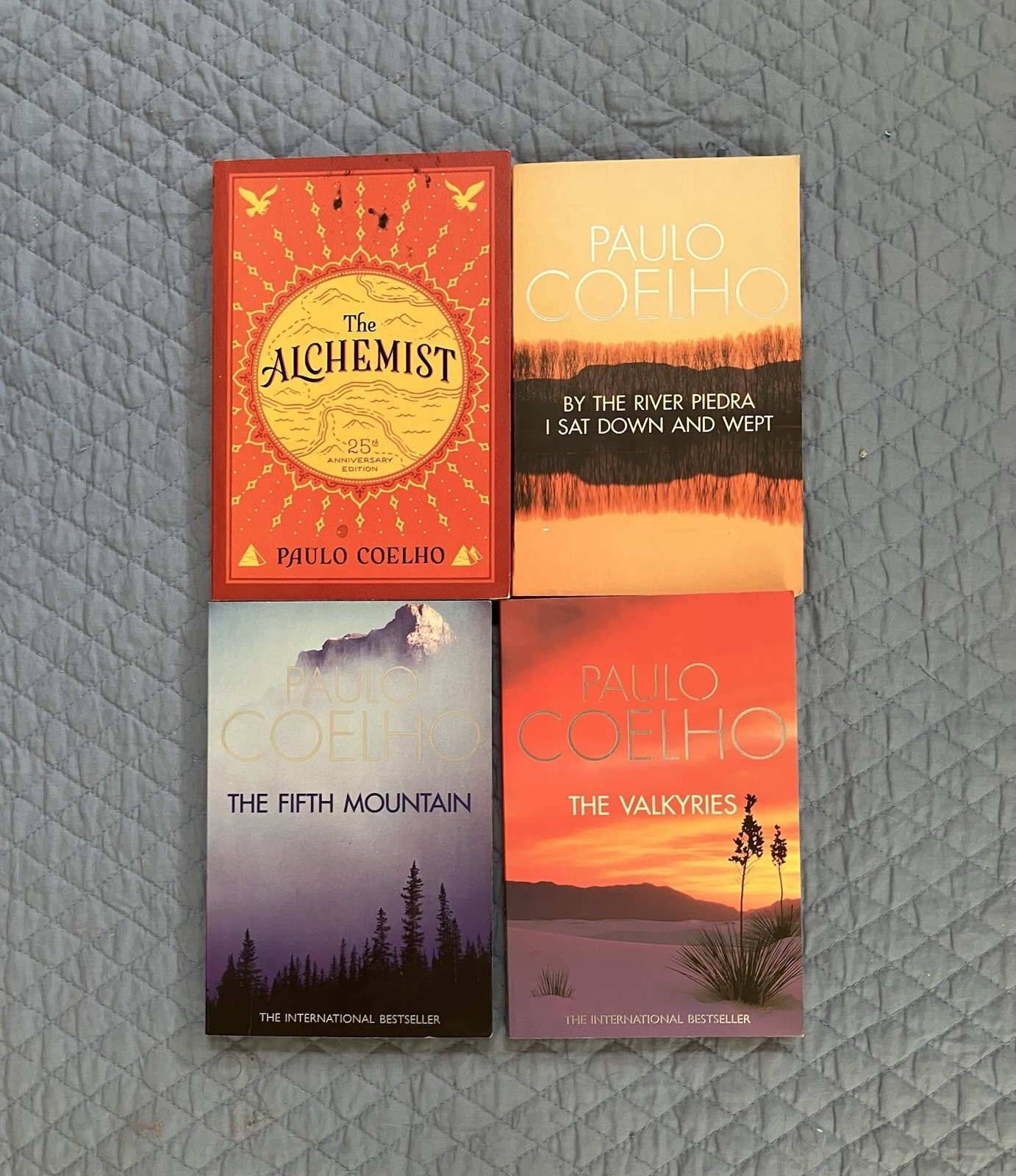 Excellent Lot of 4 Paulo Coelho PB Books The Alchemist, Valkyries,Fifth Moon