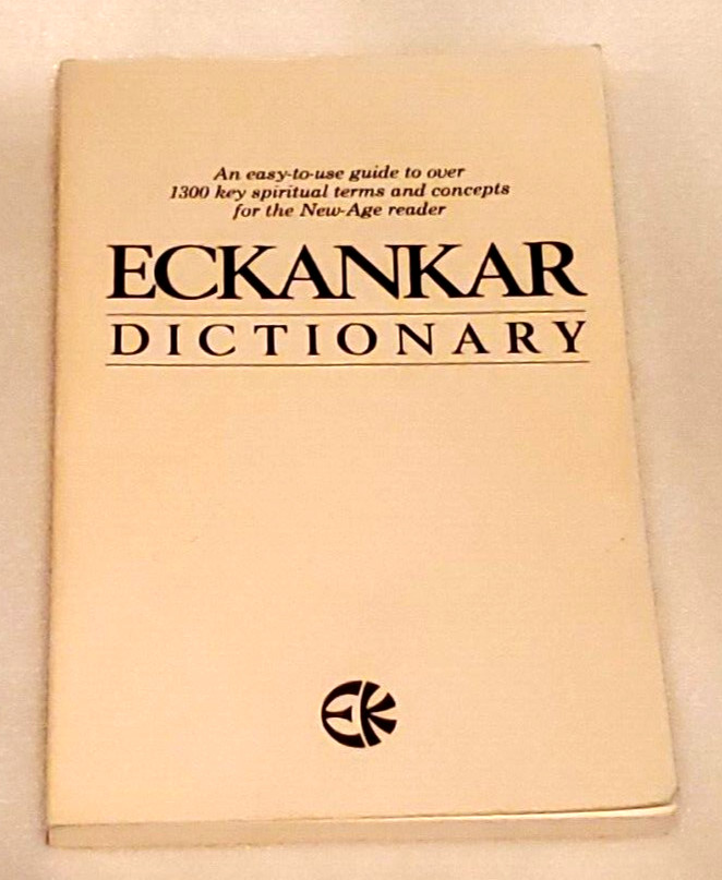 Eckankar Dictionary Paul Twitchell 1992 PB 1300+ key spiritual terms & concepts