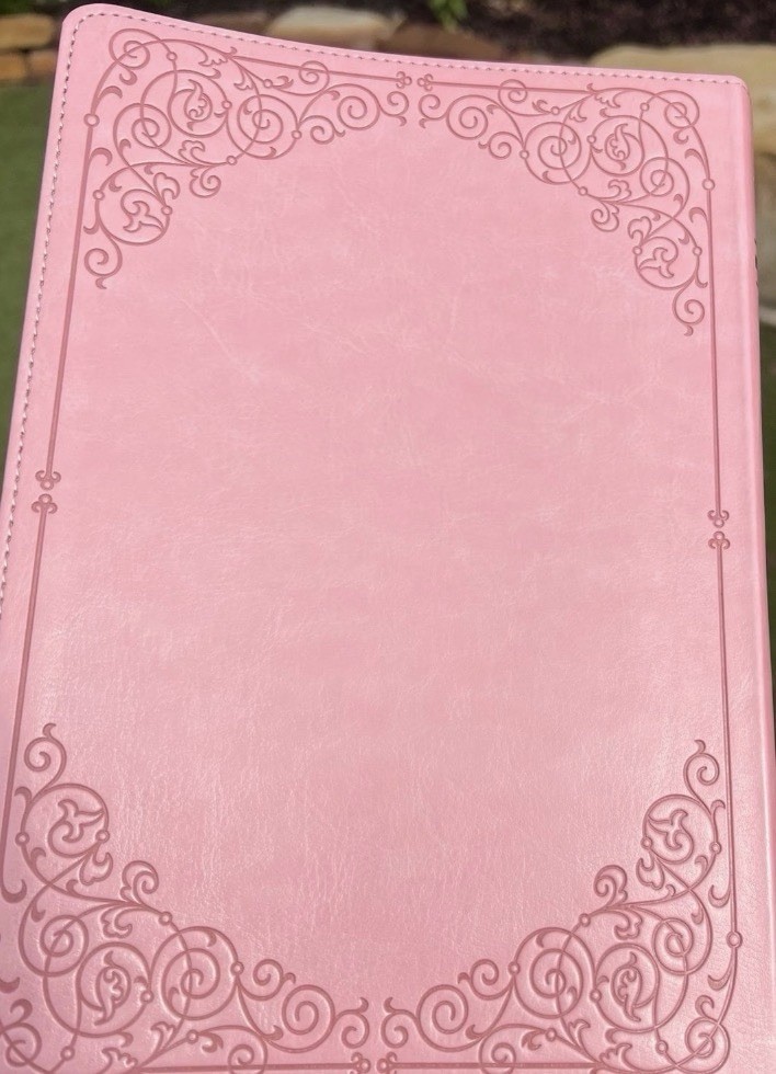 Pink KJV Bible with Ombre Tabs Giant Print Christian Gift Women Mom