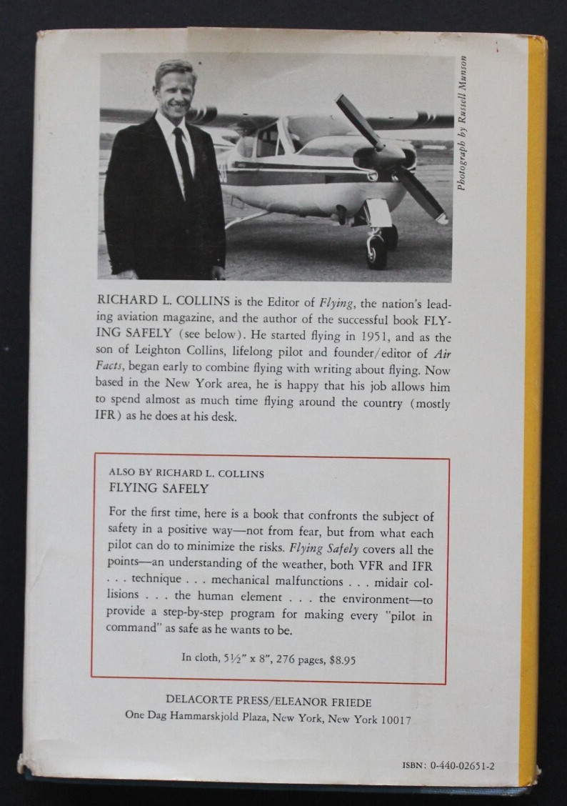 Flying IFR Practical Guide Instruments Pilot Collins 1978 HC 1st Print Planes