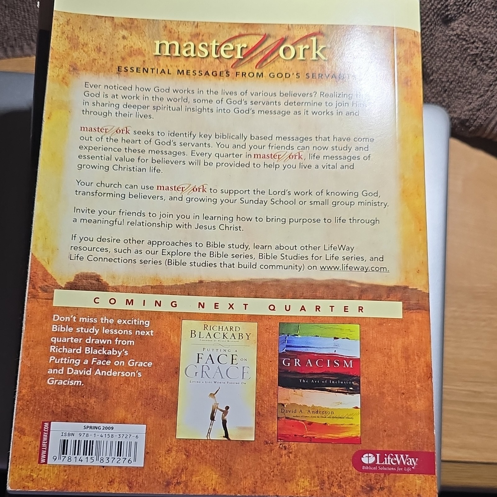 LifeWay MasterWork Adult Bible Study Paperback Various Lessons & Authors 2009