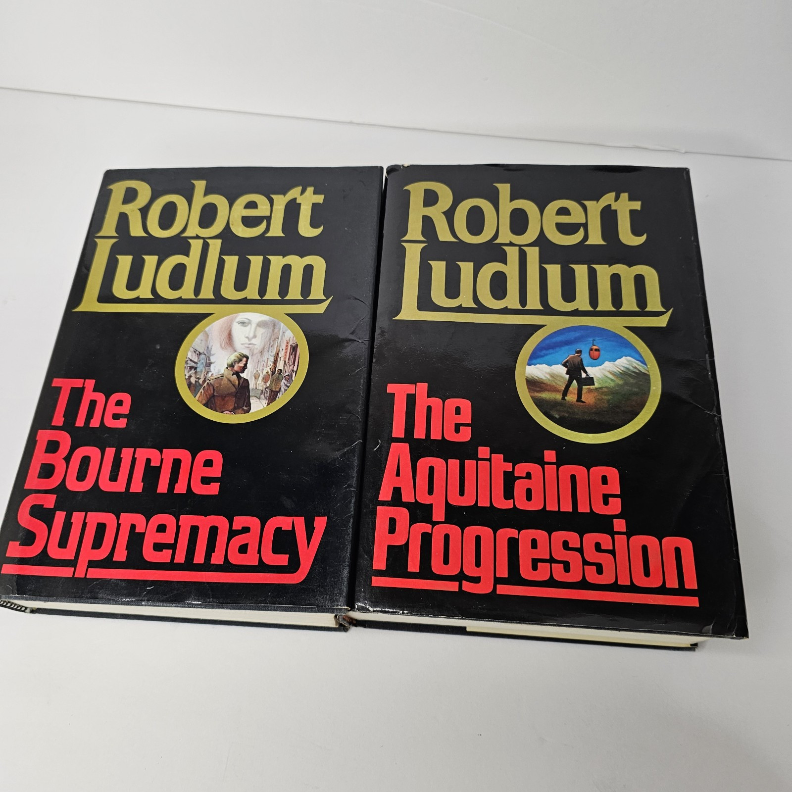 Robert Ludlum HC Original The Bourne Supremacy & Ultimatum (First Editions)