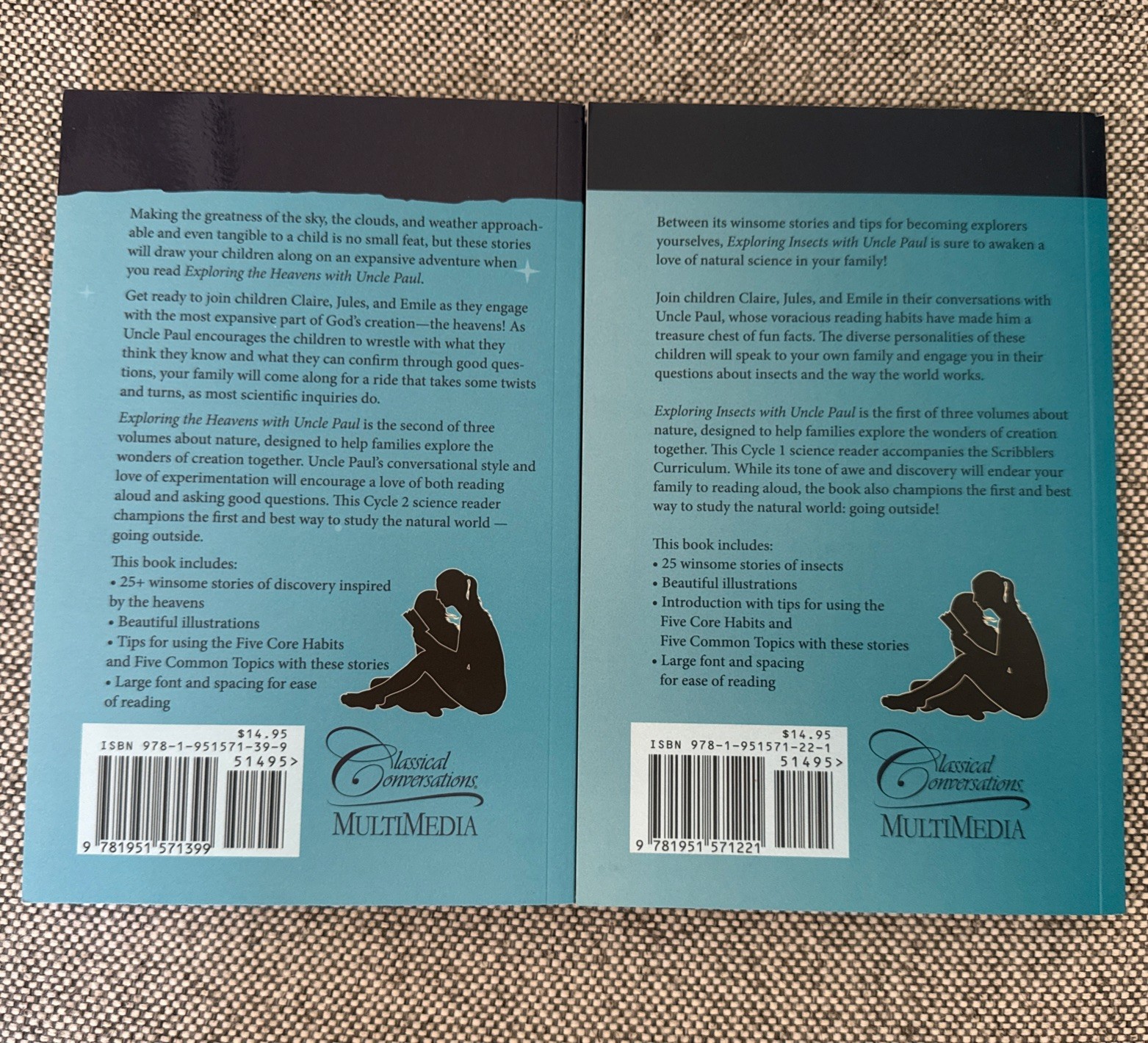Classical Conversations Science Uncle Paul Paperback Readers Homeschool