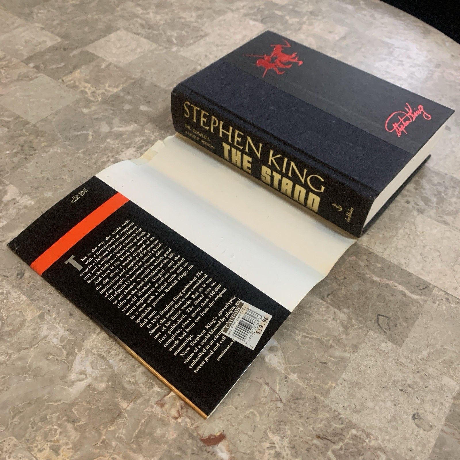 Stephen King The Stand For the First Time Complete & Uncut First Edition HCDJ!