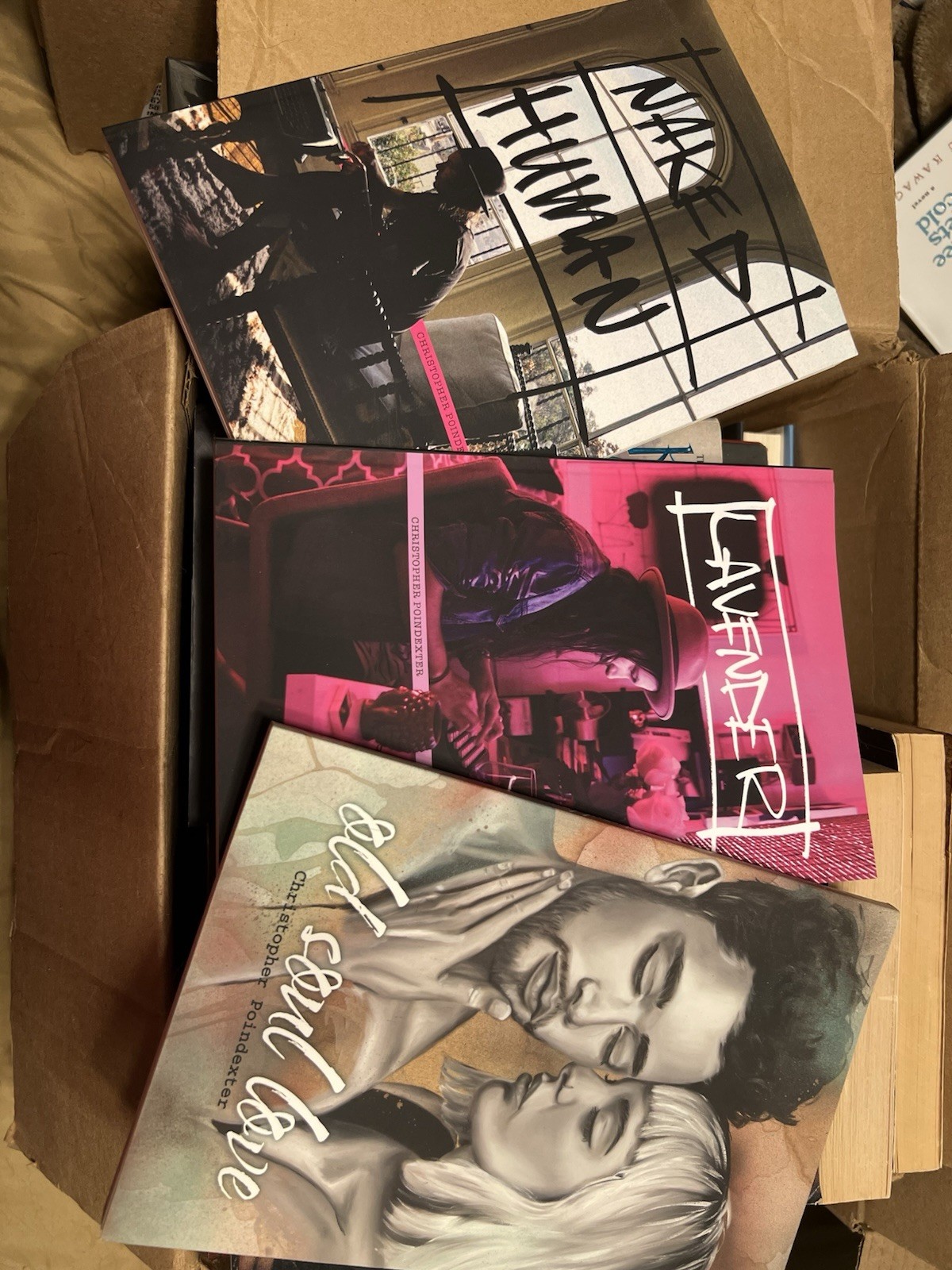 Christopher Poindexter Paperback Poetry set