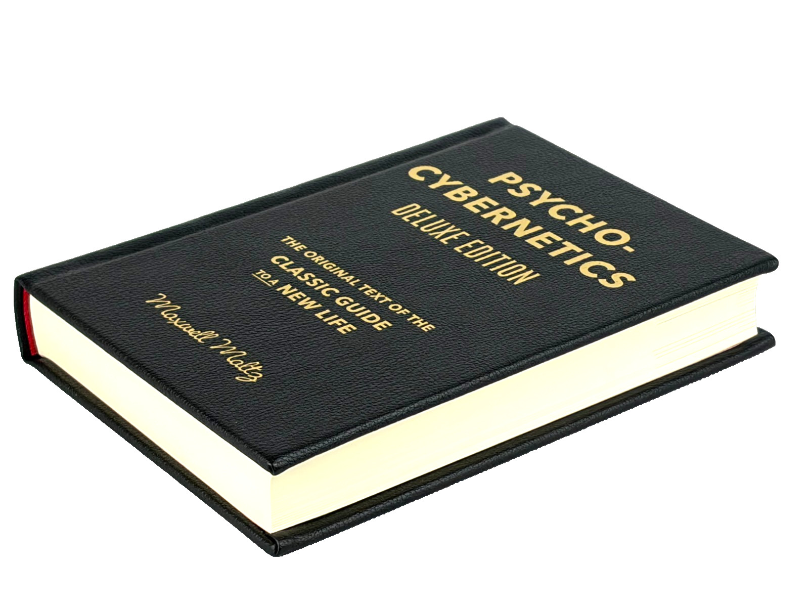 PSYCHO-CYBERNETICS by Maxwell Maltz Leather Bound Classic Deluxe Edition NEW