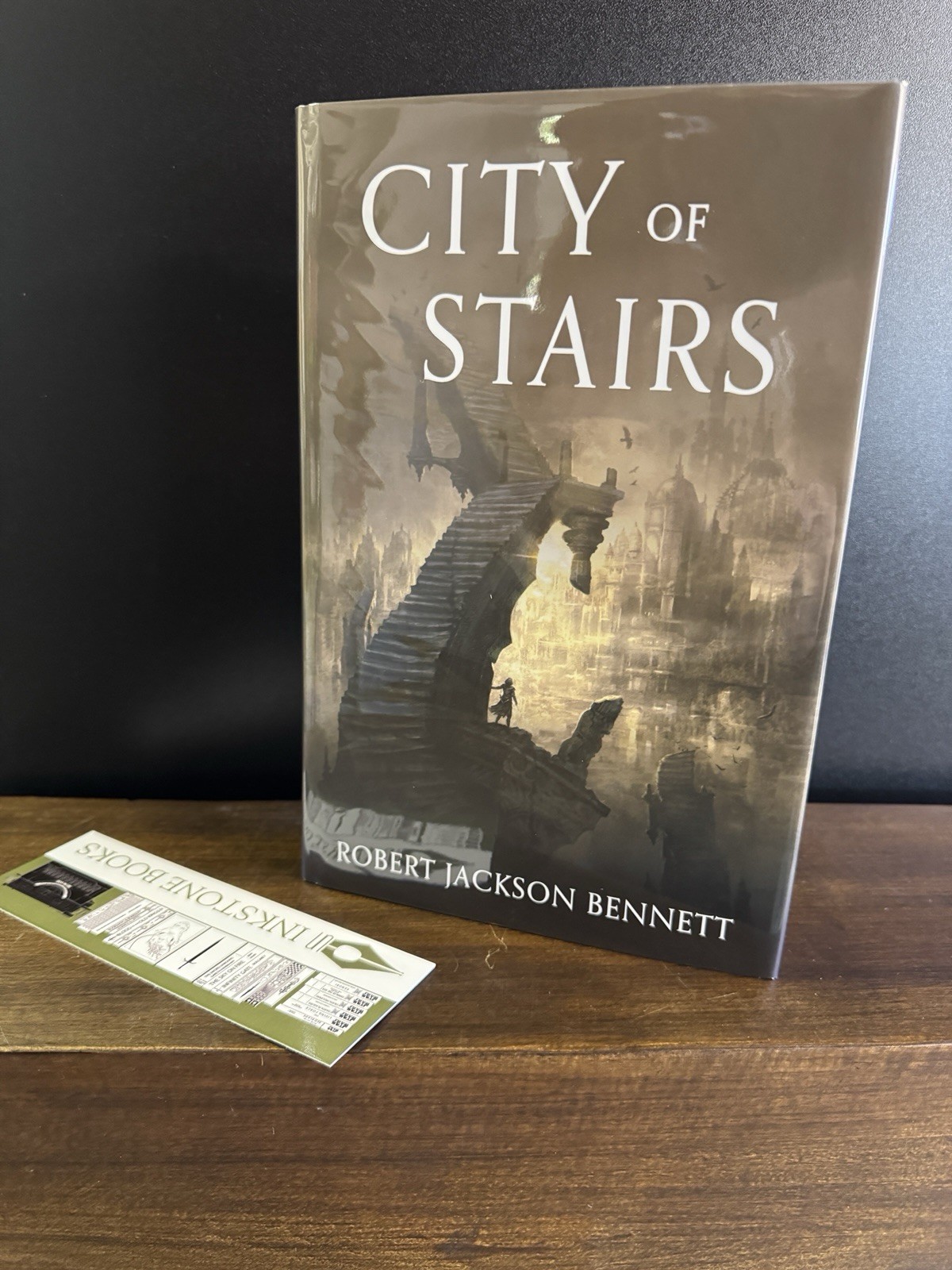 City of Stairs by Robert Jackson Bennett Signed & Numbered UK Inkstone New HC