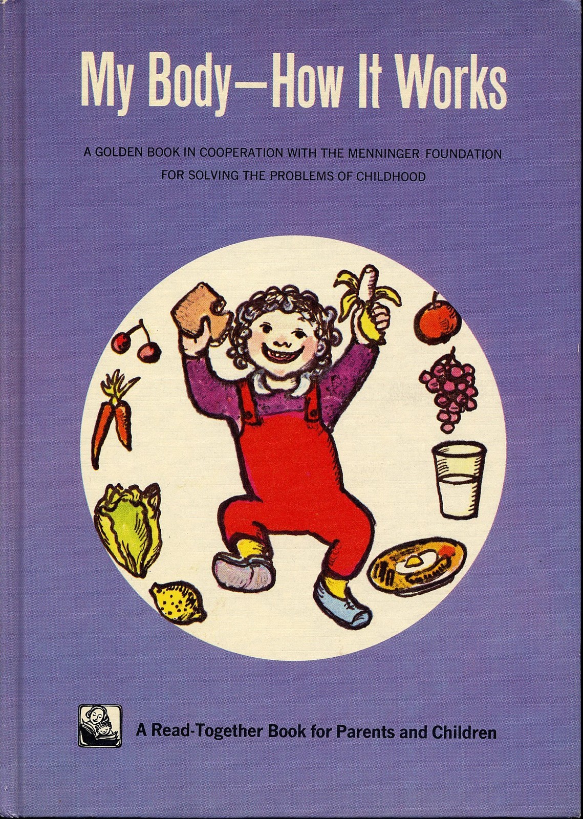 MY BODY HOW IT WORKS by Jane Werner Watson (1972 Hardcover 6 1/2 x 9 1/4 inc…