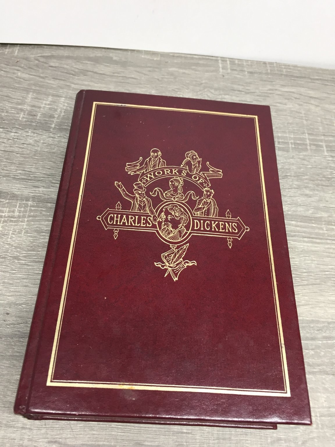 Works of Charles Dickens 1978 Avenel Books Illustrated Classic BACKWARD