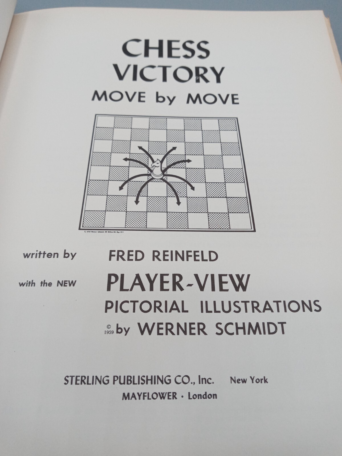CHESS VICTORY Move by Move – w/ Player-View – By Fred Reinfeld HC