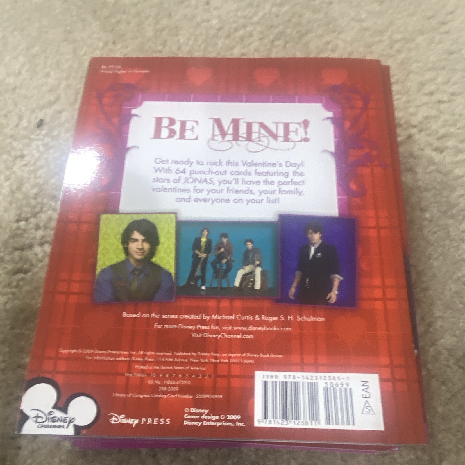 Disney Press Jonas Jonas 4ever Yours: A Book of Rockin’ Valentines TPB 2009