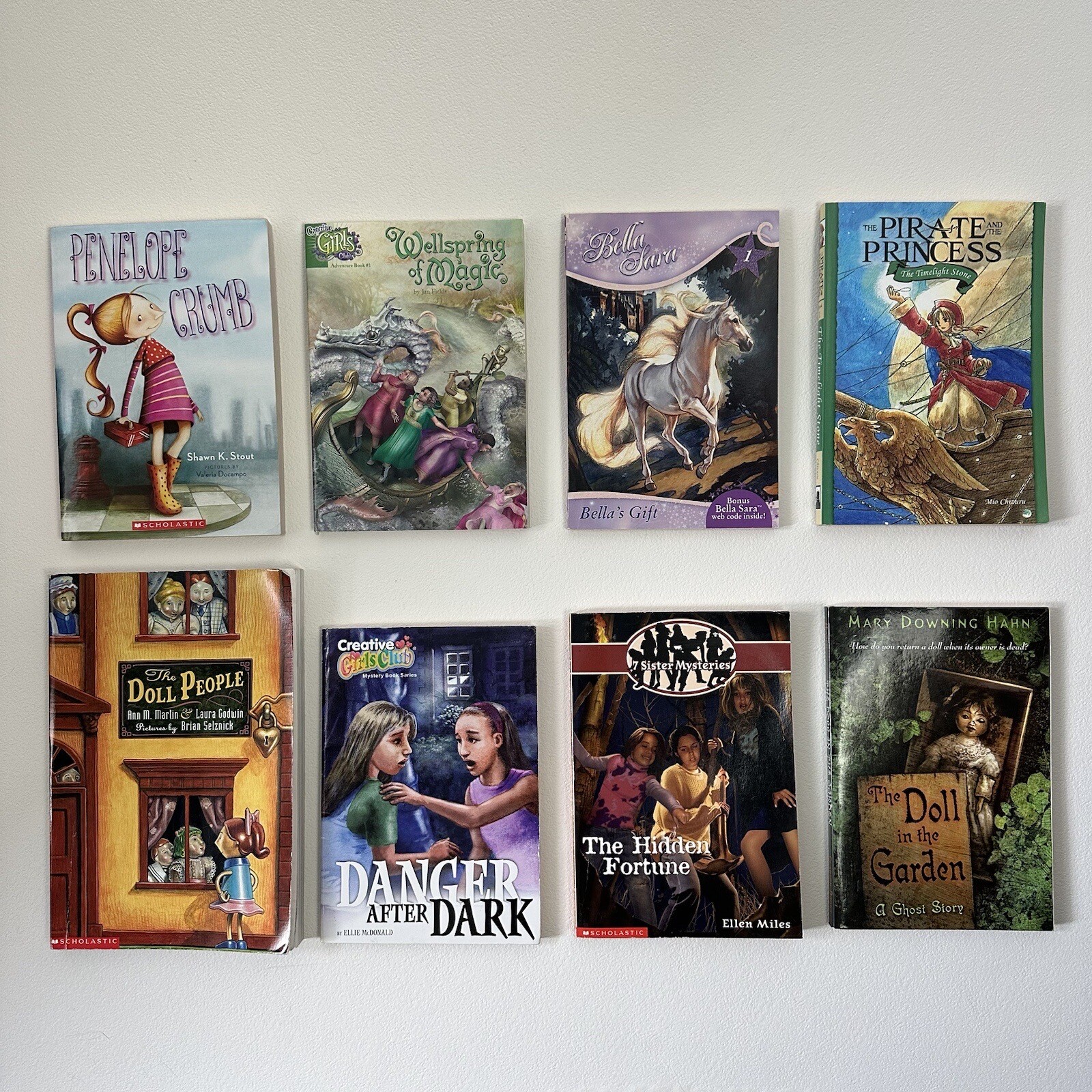 Lot of 8 Girls Chapter Books Mystery Adventure 2nd 3rd 4th grade ages 7 8 9 10