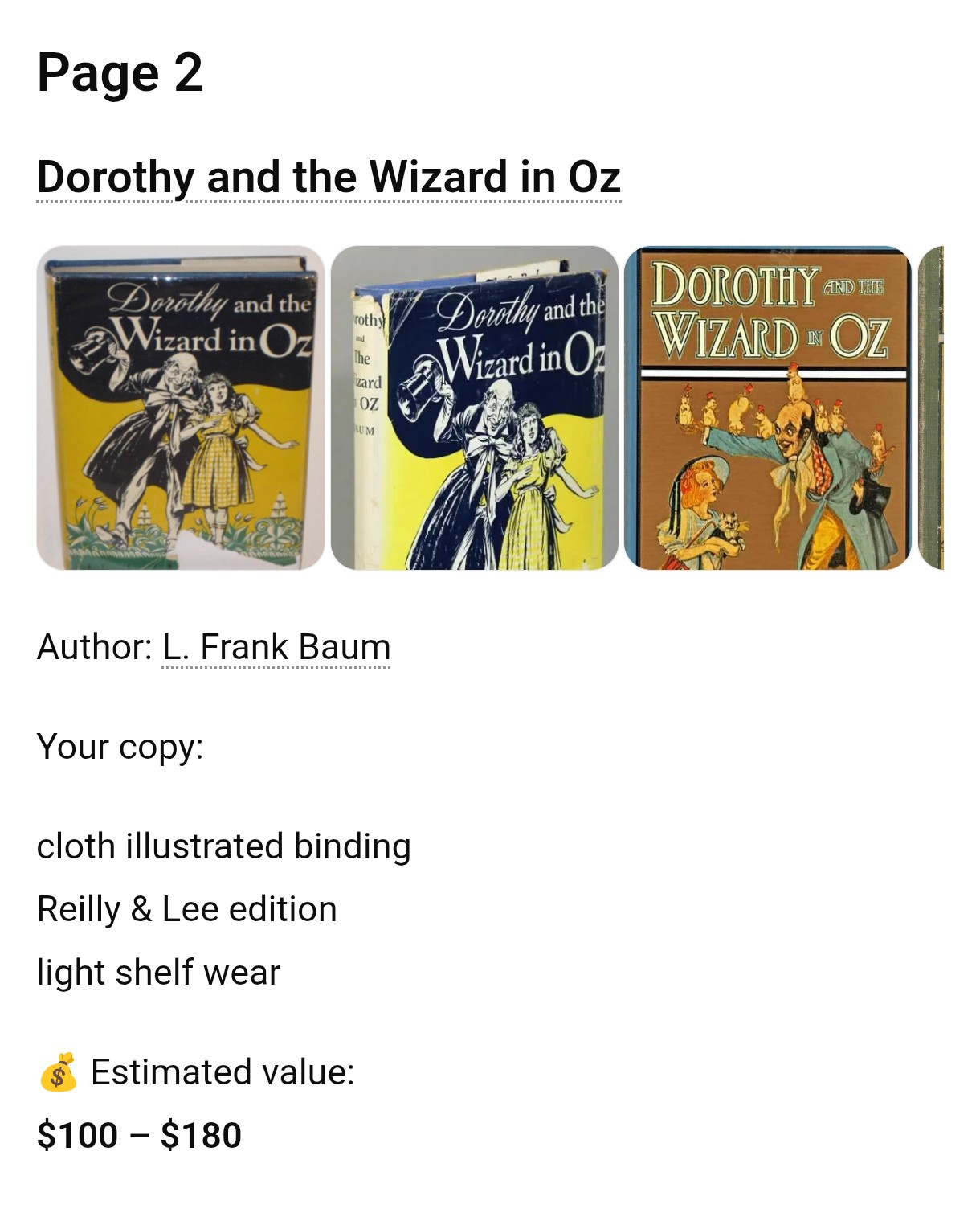 A Collection of Vintage Oz books Over 30 books for your enjoyment.