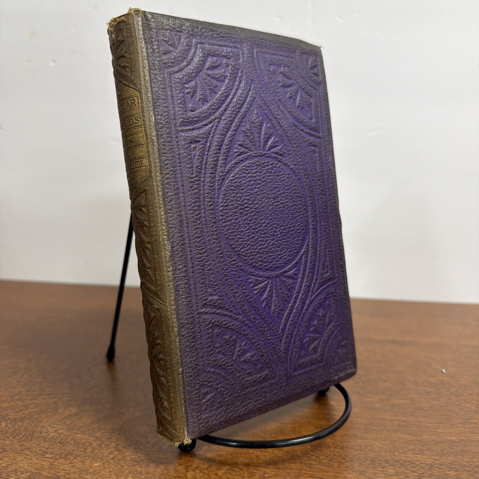 The Planetary and Stellar Worlds. by O. M. Mitchell (Hardcover Vintage 1865)
