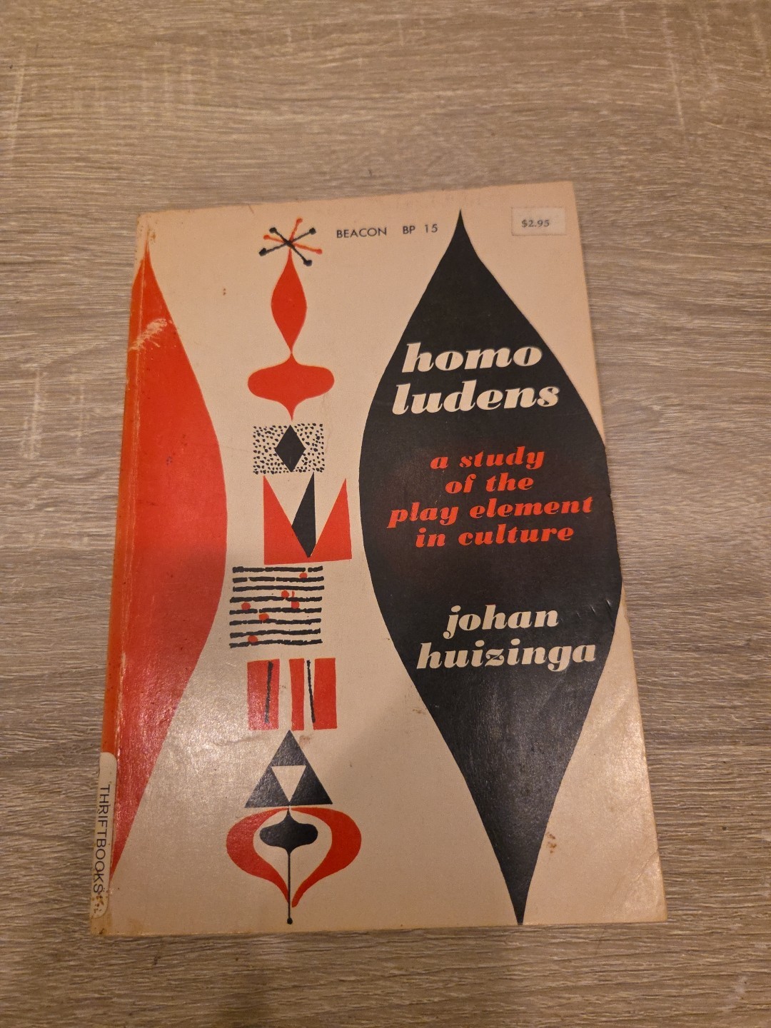 Homo Ludens by Johan Huizinga Beacon Press paperback