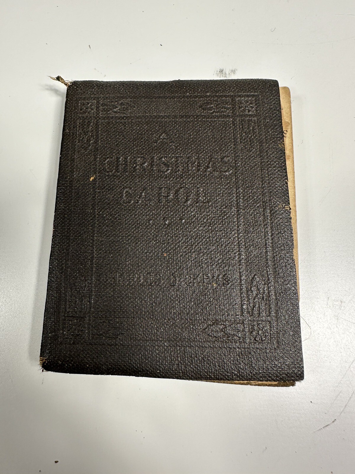 Little Leather Library – A CHRISTMAS CAROL Charles Dickens Antique Book 1920’s