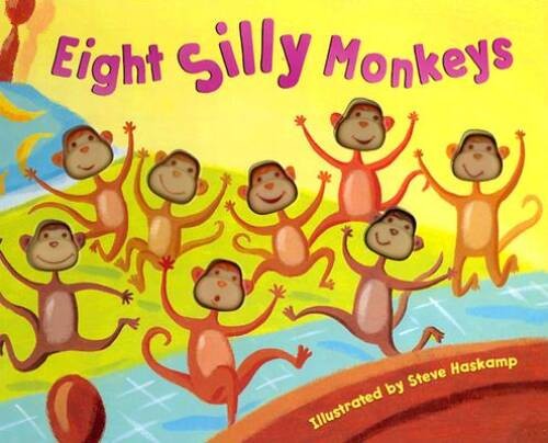Bendon Publishing Eight Silly Monkeys Mini Board Book – Board book – GOOD